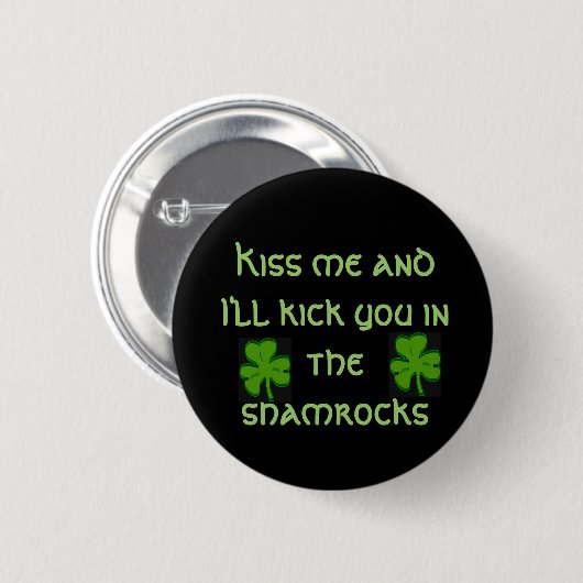 Shamrock Kick Button (Voorkant /achterkant)