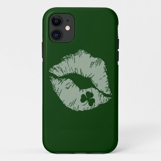 Shamrock Kisses iphone 5 Hoesjes (Achterkant)