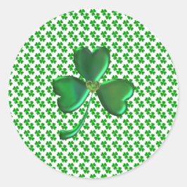 Shamrock klaver Irish Envelope Seal Sticker