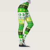 Shamrock, klaver Patrick's day Leggings (Rechts)