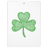 Shamrock-klembord Klembord (Achterkant)