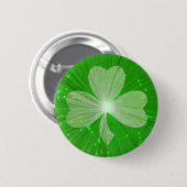 Shamrock-knoopbadge Ronde Button 5,7 Cm (Voorkant /achterkant)