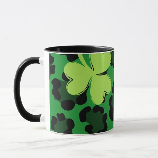 shamrock koffiekop mok (Links)