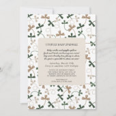 Shamrock koppels vallen in Baby Sprinkle Kaart (Voorkant)