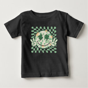 Shamrock Lachend Gezicht Grappige St. Patrick's Da