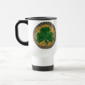 Shamrock, Lattice and Celtic Knoins on Gold Mok (Links)
