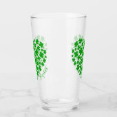 Shamrock Leaf Clover Green Heart St Patrick's Day Glas (Links)