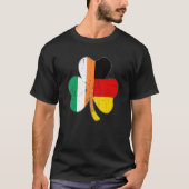 Shamrock leaf irish german flag for St Patricks da T-shirt (Voorkant)