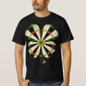 Shamrock Leaf Lucky Darts St. Patrick's Da T-shirt (Voorkant)