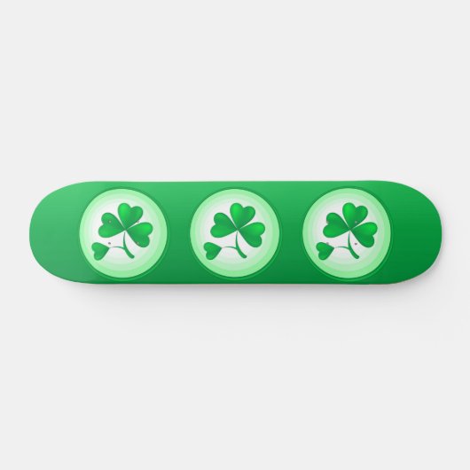 Shamrock Leaf Persoonlijk Skateboard (Horizontaal)