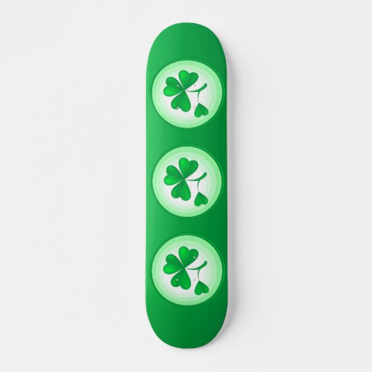 Shamrock Leaf Persoonlijk Skateboard (Voorkant)