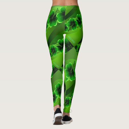 Shamrock-Leggings Leggings (Achterkant)