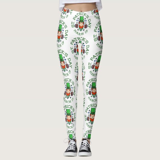 shamrock leprechaun leggings (Voorkant)