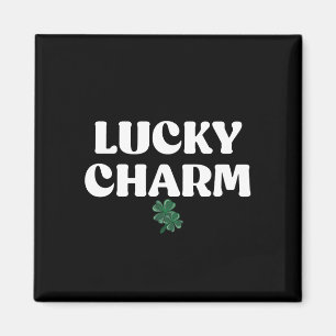 Shamrock Leprechaun Lucky Charm St. Patrick's Day Magneet