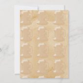 Shamrock & Leprechaun St Patrick's Day Party Kaart (Achterkant)