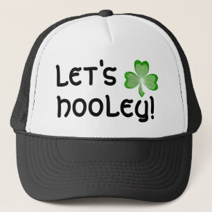 Shamrock "Let's Hooley!" vrachtwagenhoed zwart Trucker Pet