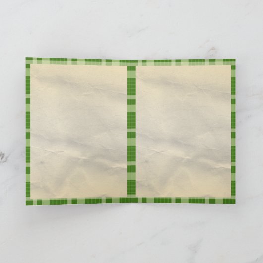 Shamrock Letter Kaart (Binnen)