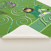 Shamrock Letters & Leprechaun Sherpa Deken (3/4)
