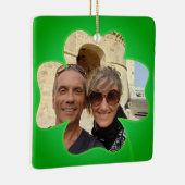 Shamrock Lijst + Foto & Tekst Keramisch Ornament (Rechts)