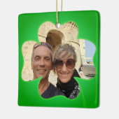 Shamrock Lijst + Foto & Tekst Keramisch Ornament (Links)