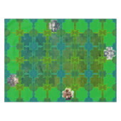 Shamrock Lijsten 4 foto's Tafelkleed (Voorkant (Horizontaal))