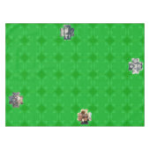 Shamrock Lijsten 4 foto's Tafelkleed (Voorkant (Horizontaal))