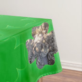 Shamrock Lijsten 4 foto's Tafelkleed (Voorbeeld)