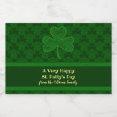 Shamrock Likeurfles Etiket (Enkel label)