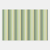 Shamrock & Lines Feestelijke Groen & Geel set van  Inpakpapier Vel (Voorkant 3)