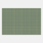 Shamrock & Lines Feestelijke Groen & Geel set van  Inpakpapier Vel (Voorkant 2)