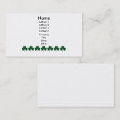 Shamrock Lines Visitekaartje (Voorkant / Achterkant)