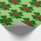 Shamrock Love 2 Wrapping Paper Cadeaupapier (Hoek)