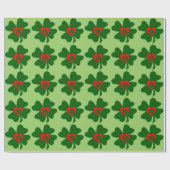 Shamrock Love 2 Wrapping Paper Cadeaupapier (Vlak)
