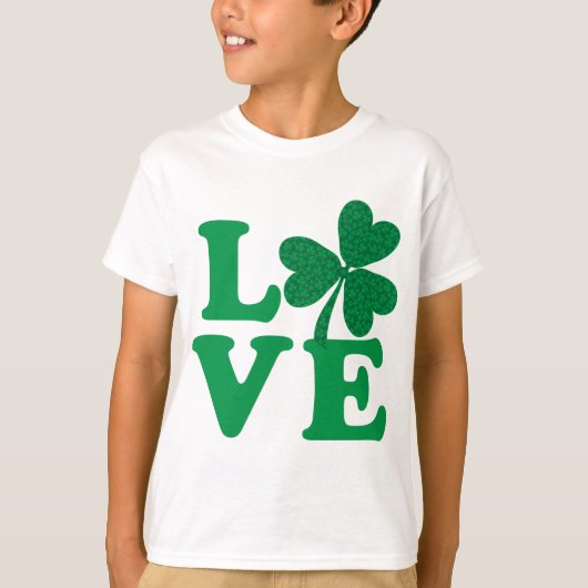 Shamrock LOVE T-shirt (Voorkant)