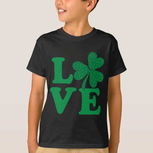Shamrock LOVE T-shirt (Voorkant)