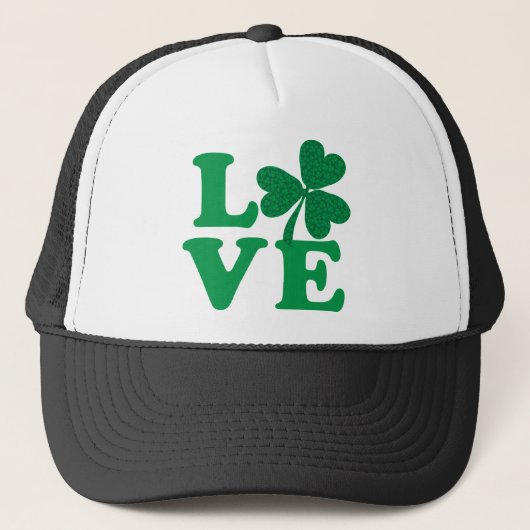 Shamrock LOVE Trucker Pet (Voorkant)