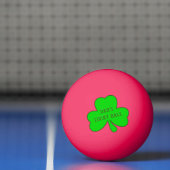 Shamrock Lucky Ball Ierse Pa's Ping Pong Ball (Net)