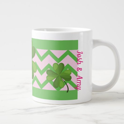 Shamrock Lucky in Liefde Mok (Rechts)