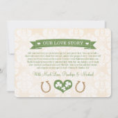 Shamrock Lucky in Love Save the Date (Achterkant)