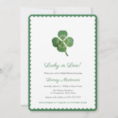 Shamrock Lucky In Love St Patricks Vrijgezellenfee Kaart