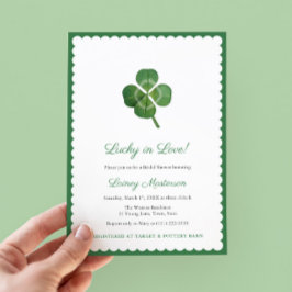Shamrock Lucky In Love St Patricks Vrijgezellenfee Kaart