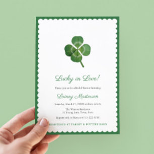 Shamrock Lucky In Love St Patricks Vrijgezellenfee Kaart