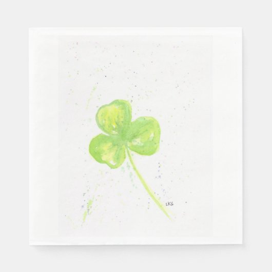 Shamrock Luncheon Napkin Servetten (Voorkant)