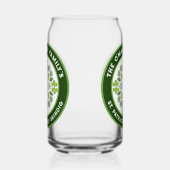 Shamrock Mandala St. Patrick's Day Familiefeest Blikvorm Glas (Links)