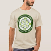 Shamrock Mandala St. Patrick's Day Familiefeest T-shirt (Voorkant)