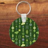 Shamrock Mandala St. Patrick's Day Party Sleutelhanger (Achterkant)