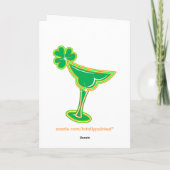 Shamrock Margarita Kaart (Achterkant)