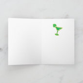 Shamrock Margarita Kaart (Binnen)