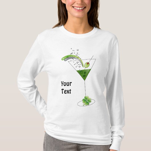 Shamrock Martinist Patrick's Day shirt (Voorkant)
