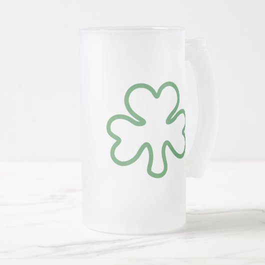 Shamrock Matglas Bierpul (Voorkant rechts)